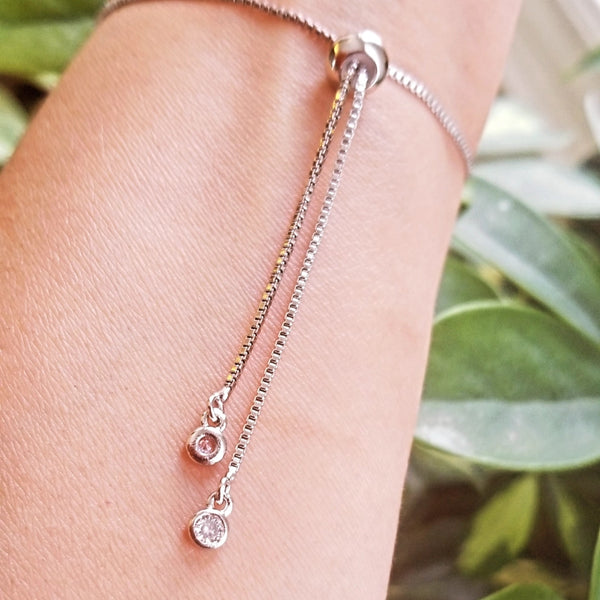 Double Infinity Bracelet Silver