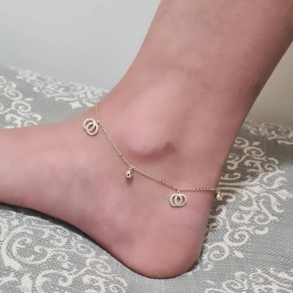 14k Gold Filled Anklet HNS Studio Canada