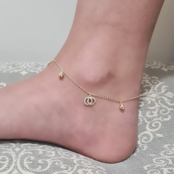 14k Gold Filled Anklet HNS Studio Canada