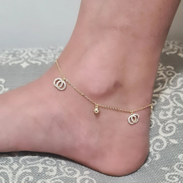 14k Gold Filled Anklet HNS Studio Canada