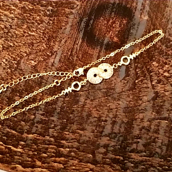 Infinity Anklet Gold