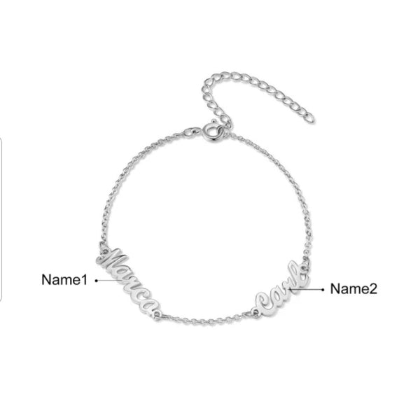 Multiple Names Bracelet in Sterling Silver HNS Studio Canada