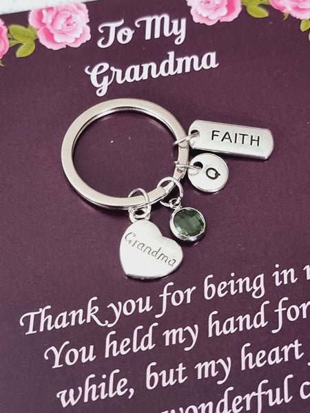 Personalized Grandma Keychain HNS Studio  Canada