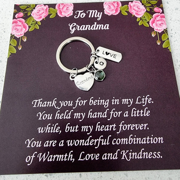 Personalized Grandma Keychain HNS Studio  Canada