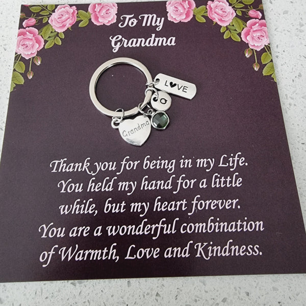 Personalized Grandma Keychain HNS Studio  Canada