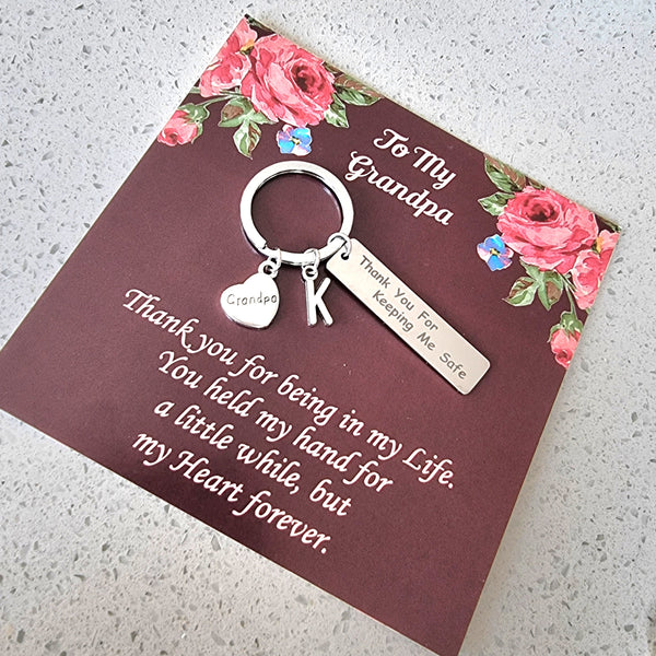Personalized Keychain for Grandpa HNS Studio Canada