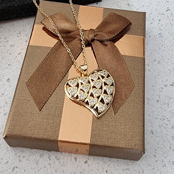 Gold Plated Heart Necklace