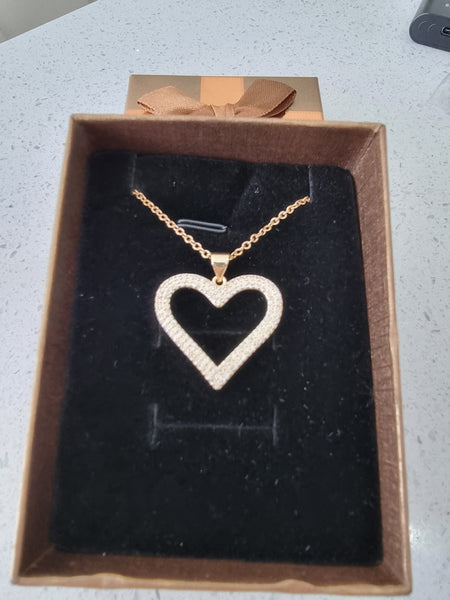 Gold Plated Heart Necklace