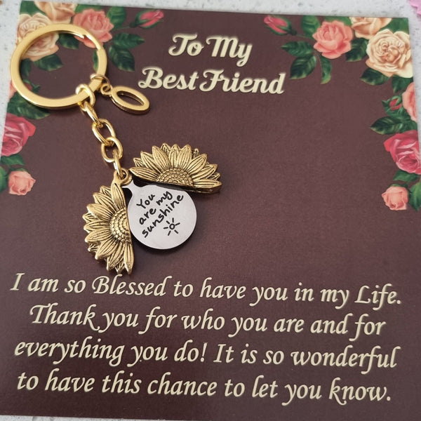 You Are My Sunshine Keychain Personalized HNS Studio Canada
