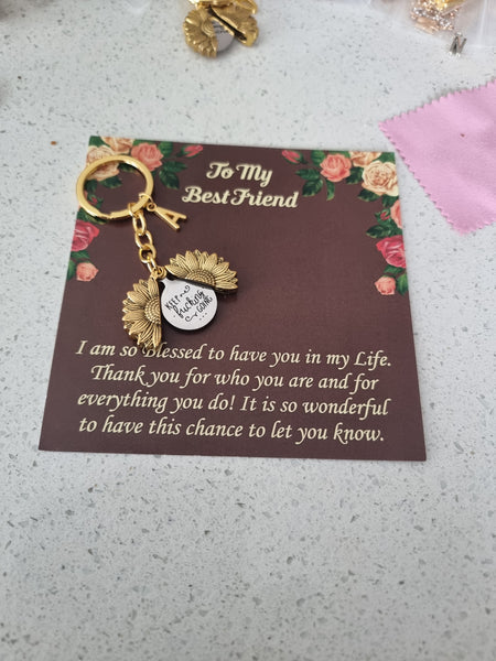 You Are My Sunshine Keychain Personalized
