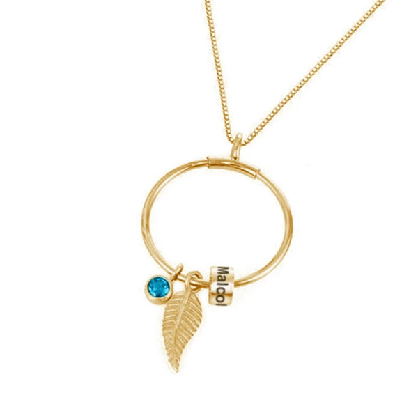 Mom necklace with kids names