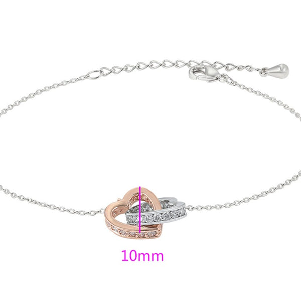 Interlocking Hearts Bracelet HNS Studio Canada