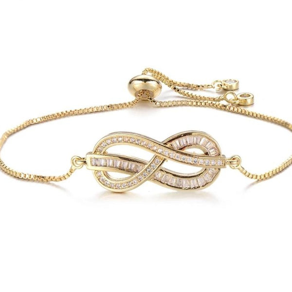 Infinity Bracelet, Infinity Tennis Bracelet, Infinity Bangle