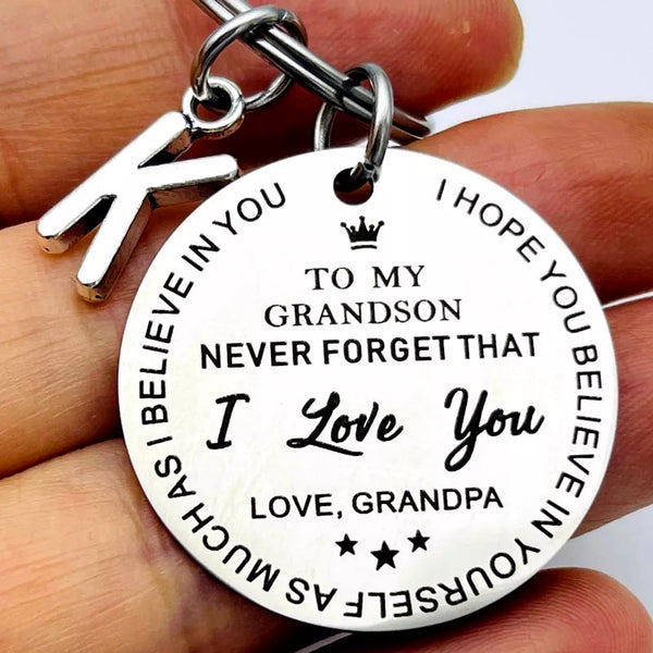 To My Granddaughter/Grandson Keychain HNS Studio Canada 