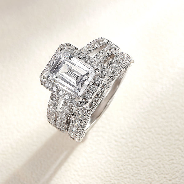 Emerald Cut Engagement Rings HNS Studio Canada