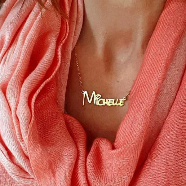 Disney Font Name Necklace