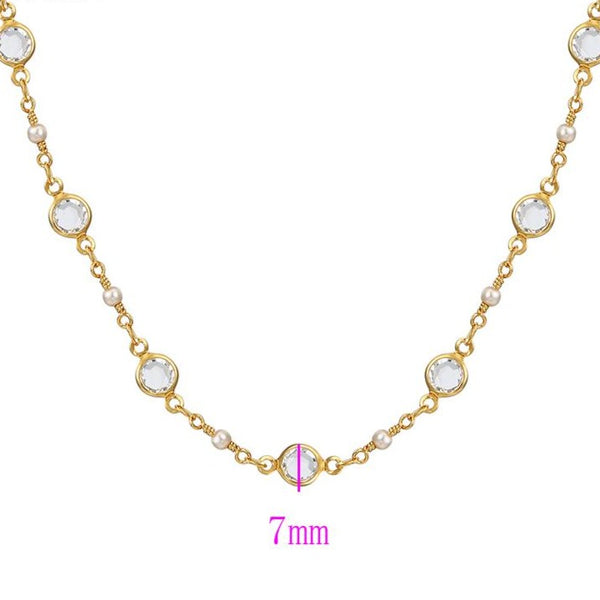 14k Gold Filled Pearl Anklet HNS Studio Canada