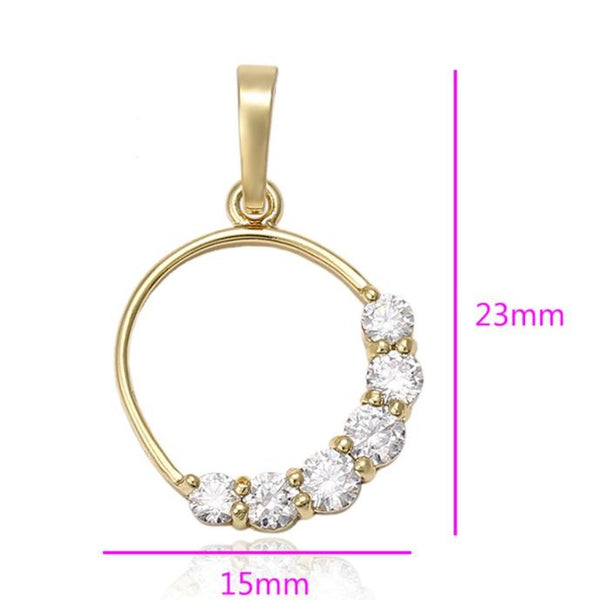 Gold Circle necklace
