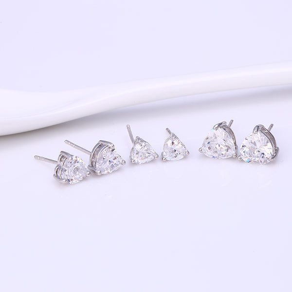 Heart Stud Earrings