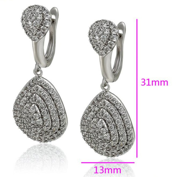 Silver Drops Earrings HNS Studio Canada