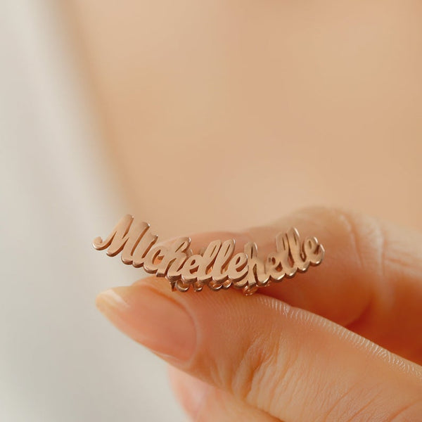 Name Earrings HNS Studio Canada