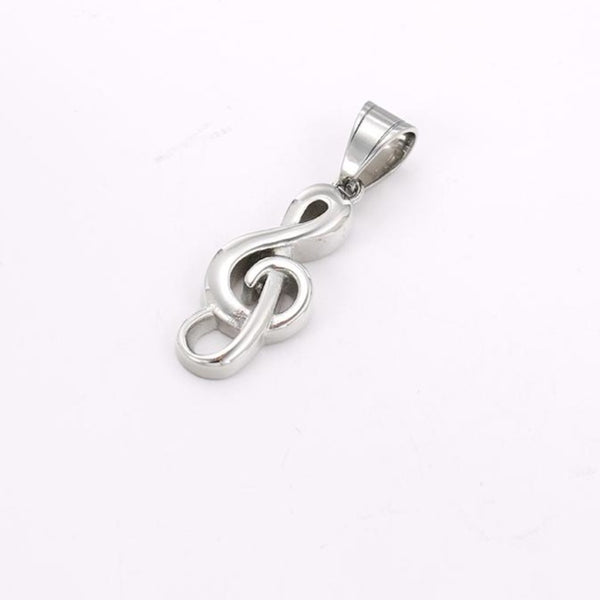 G Clef Music Note Necklace