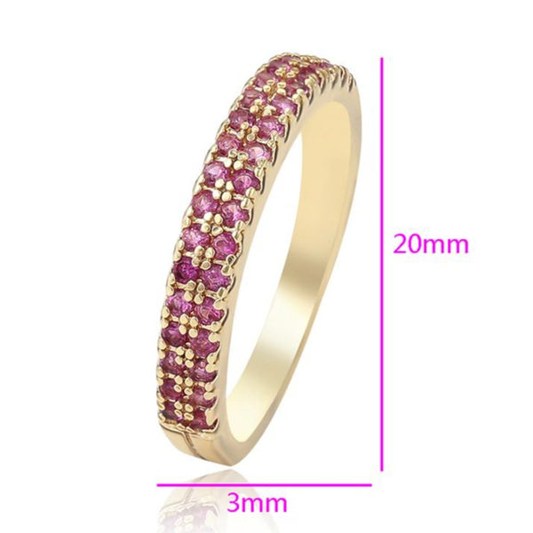 Gold Eternity Ring Band HNS Studio Canada