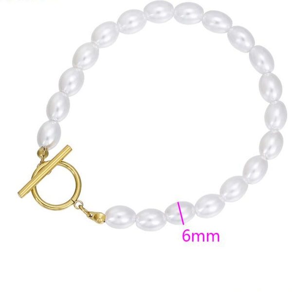 Freshwater Pearl Bracelet with Gold Filled Clasp