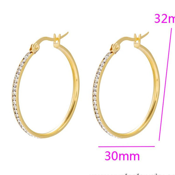 Dainty Gold Hoop Earrings