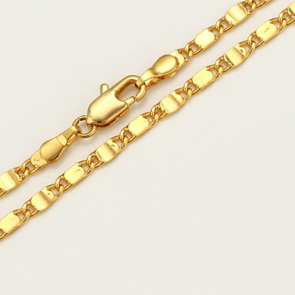 24k Gold Plated Snail Chain Anklet HNS Studio Canada