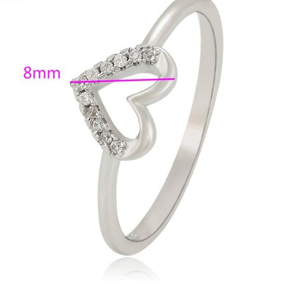 Simple Open Heart Ring HNS Studio Canada