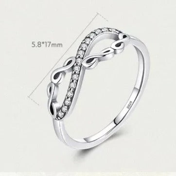 Infinity Band 925 Sterling Silver HNS Studio Canada