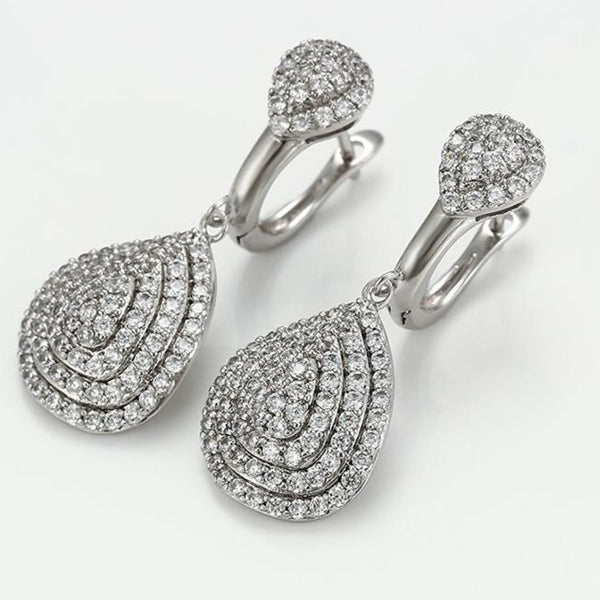 Silver Drops Earrings HNS Studio Canada