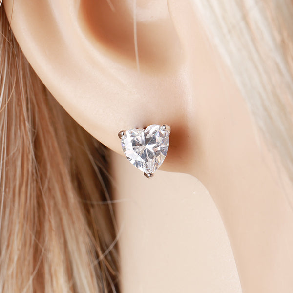 Heart Stud Earrings