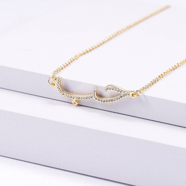 Arabic Crystal Name Necklace