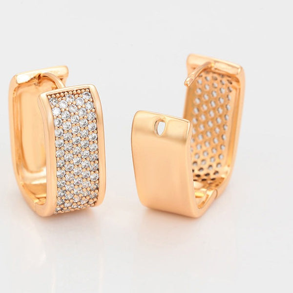 Pavé Diamond U Hoops HNS Studio Canada