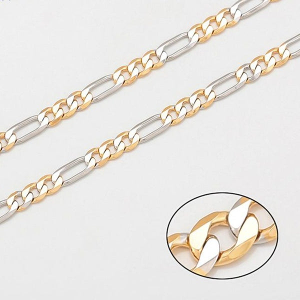 Figaro Snow Flake Anklet