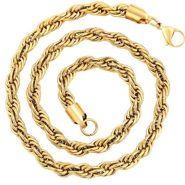 Gold Filled Rope Necklace HNS  Studio