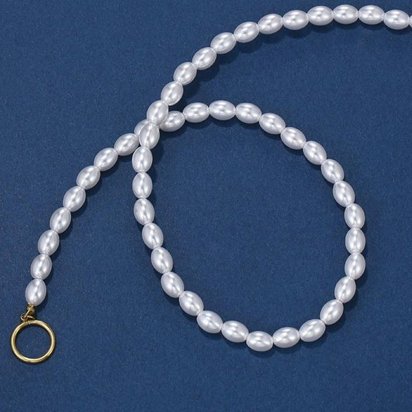White Pearl Necklace HNS Studio Canada