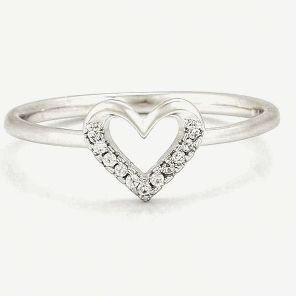 Simple Open Heart Ring HNS Studio Canada