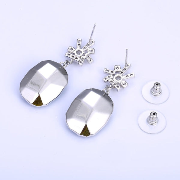 Classic Crystal Rose Earrings HNS Studio Canada