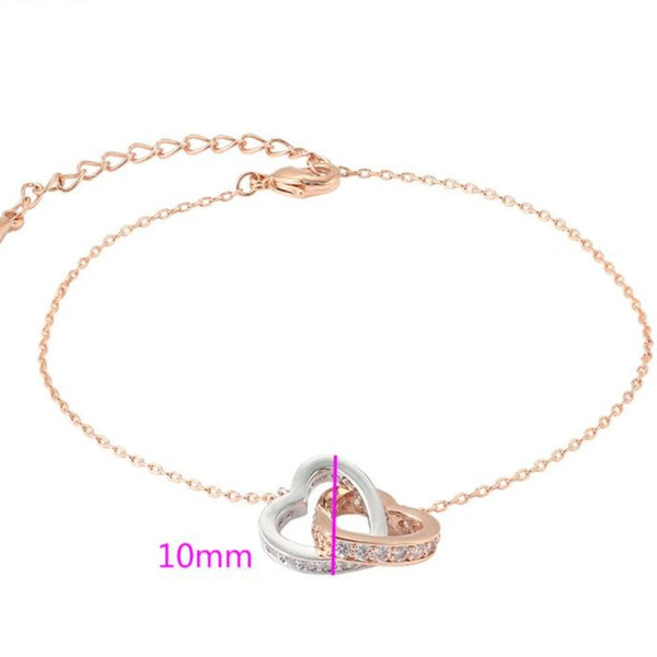 Interlocking Hearts Bracelet HNS Studio Canada