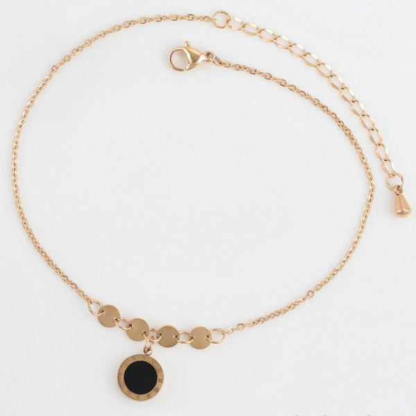 Rose Gold Love Anklet HNS Studio Canada