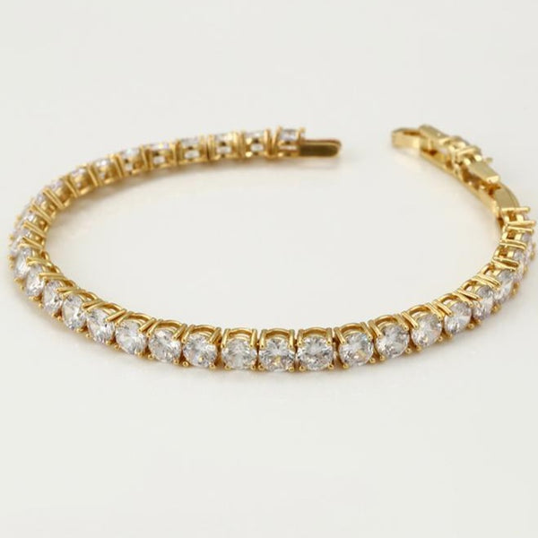 Gold Tennis Bracelet