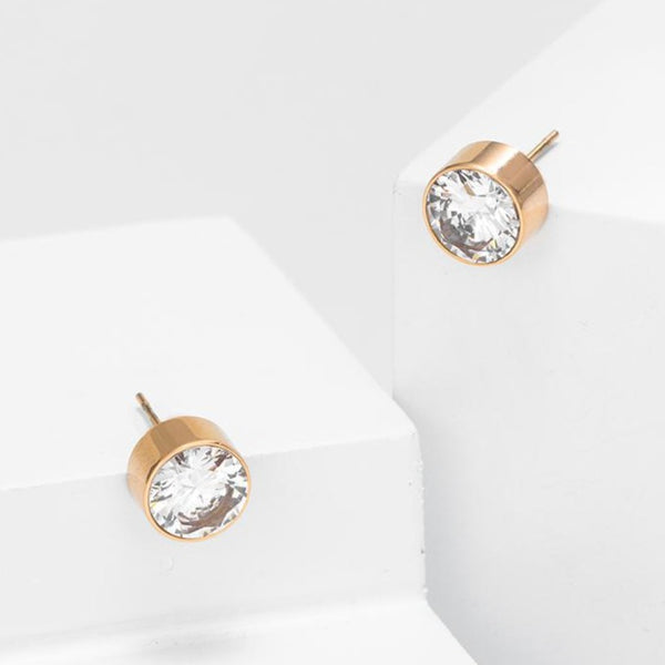 Floating Cubic Zirconia Necklace Set HNS Studio Canada
