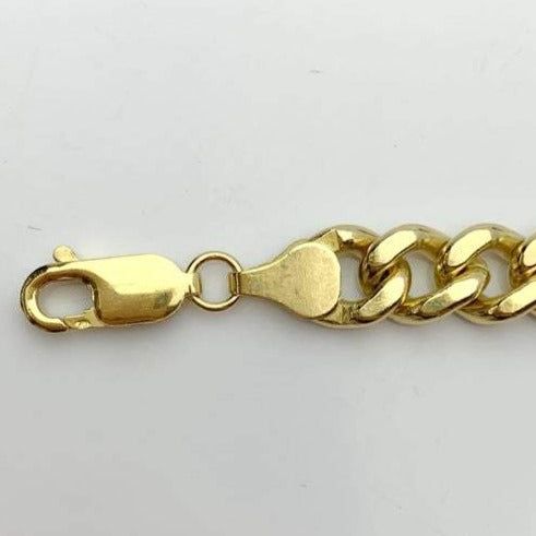 Gold  Curb Chain Bracelet