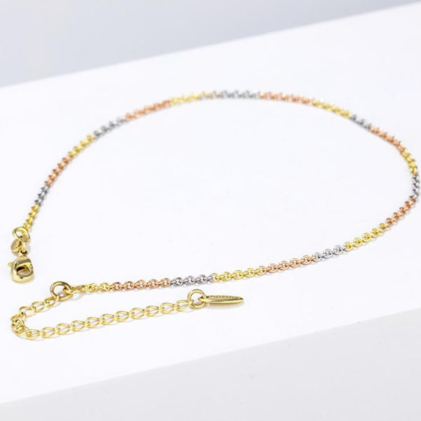 Tricolour Simple Anklet HNS Studio Canada