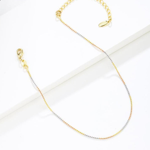 Tricolour Simple Anklet HNS Studio Canada