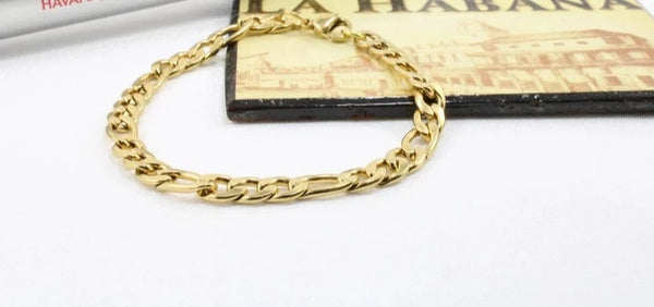 Men Figaro Chain Bracelet HNS Studio Canada 