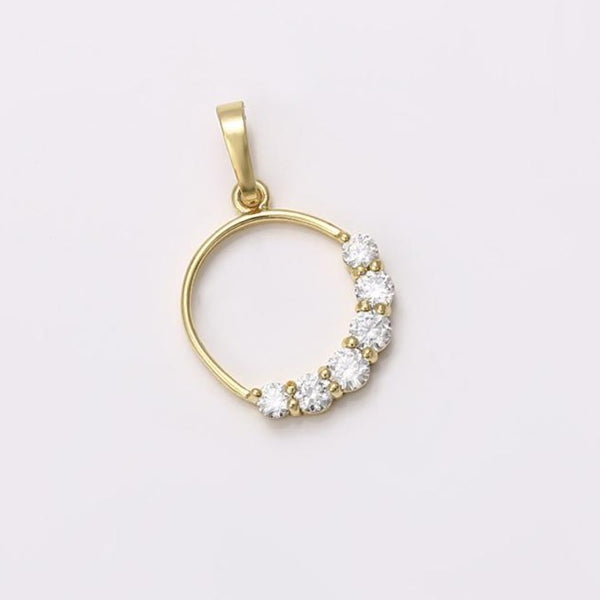 Gold Circle necklace